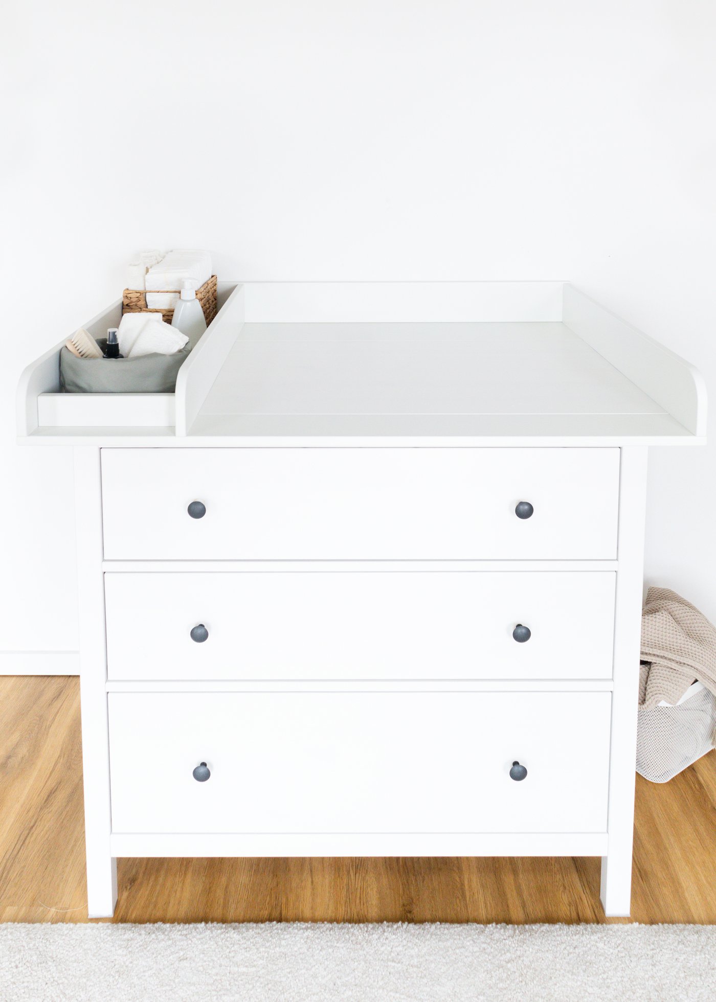 Set for IKEA HEMNES as changing unit in eucalyptus (6 products)